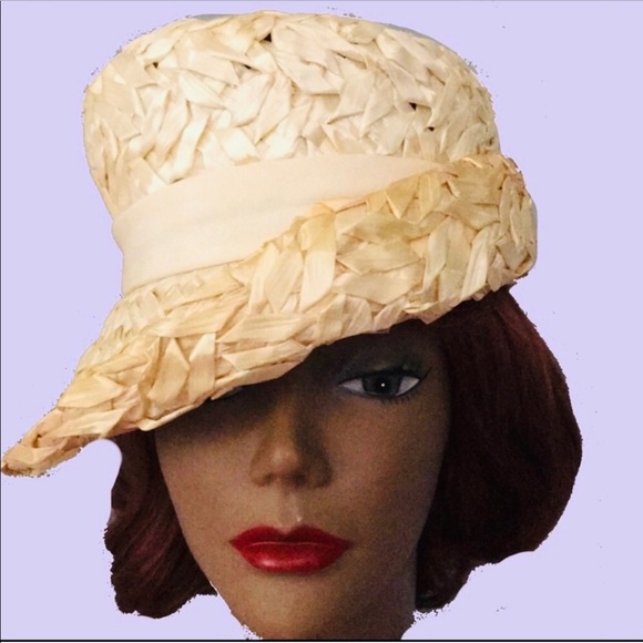 Vintage Accessories - Vintage Straw Hat